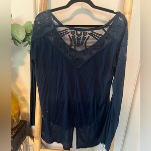 Free People Gatsby Long Sleeved Top